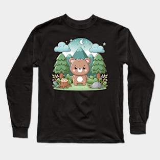 Happy Bear Long Sleeve T-Shirt